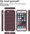 imoshion Hoesje - Geschikt voor iPhone SE (2022) / SE (2020) / 8 / 7 - EasyGrip Backcover - Aubergine
