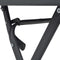 vidaXL - Tuintafel - inklapbaar - 100x75x72 - cm - glas - en - staal - grijs