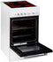 Beko FSS57000GW - Vrijstaand fornuis - Keramische kookplaat 4 kookzones 60 liter A - Wit