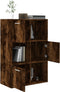 vidaXL - Opbergkast - 60x29,5x90 - cm - gerookt - eikenkleurig