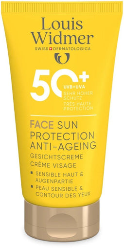 Louis Widmer - Zonnebrandcrème Gezicht - SPF 50 Anti-Aging - 50 ml