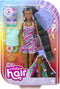 Barbie Totally Hair Doll - Bruin, roze, blauw - Barbiepop