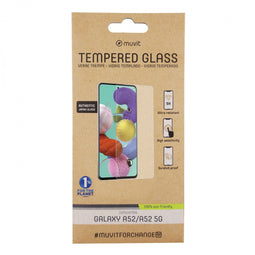 Muvit MCTPG0069 - Screen Protector - 9H hardheid - Compatibel met Galaxy A53 5G / A52S / A52 5G / A52