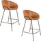 Zuiver Feston Barkruk 65 cm Bruin - Set van 2