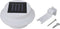 Schuttinglampen 12 st solar LED zwart