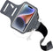 Mobiparts Comfort Fit Sport Armband - Apple iPhone 14 - Ademend materiaal en sleutelvak - Zwart