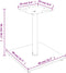 vidaXL - Luidsprekerstandaards - 2 - st - 1 - pijler - gehard - glas - zwart - en - zilver