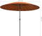 vidaXL - Parasol - met - aluminium - paal - 270 - cm - terracottakleurig