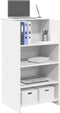 vidaXL - Receptiebalie - 55x50x103,5 - cm - bewerkt - hout - wit