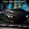 THE G-LAB Kult Nitrogen ATOM - Gamemuis - 4800 DPI - RGB-achtergrondverlichting - 9 Programmeerbare knoppen - Ergonomisch ontwerp