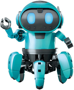 Tobbie de Robot - Educatieve bouw- en speelrobot - Follow Me & Explore - Blauw