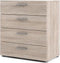 TYHJA Ladekast met 4 lades - Chene Truffe - L 70 x D 40 x H 75 cm