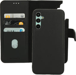 Mobiparts - Galaxy A34 (2023) 5G - Leather 2 in 1 Wallet Case met uitneembare backcover - Zwart