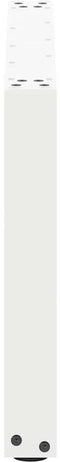 vidaXL - Salontafelpoten - 2 - st - U-vormig - 60x(42-43) - cm - staal - wit