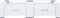 vidaXL - Dubbele - wasmachine - sokkel - met - lades - wit