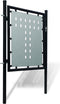 vidaXL - Poort - enkel - 300x125 - cm - zwart
