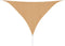 vidaXL - Zonnescherm - HDPE - driehoekig - 5x5x5 - m - beige