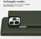 Accezz iPhone 13 Pro - Premium Leather Slim Bookcase - Krasbestendig - Groen
