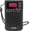 ELBE RF-93 - Portable Radio - AM/FM - Zwart