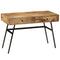 vidaXL - Schrijftafel - met - lades - 110x50x76 - cm - massief - mangohout