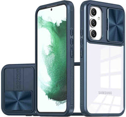 imoshion Hoesje Geschikt voor Samsung Galaxy S23 FE Hoesje - imoshion Camslider Backcover - Donkerblauw