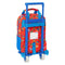 Schoolrugzak met Wielen The Paw Patrol Cool Blauw Rood 20 x 28 x 8 cm