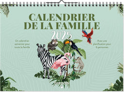 Brepols gezinskalender weekoverzicht, Franstalig, 2024