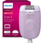 Philips Epilator Series 4000 BRE257/00 - Epilator met snoer - 2-in-1 Epileer & Scheer - Paars