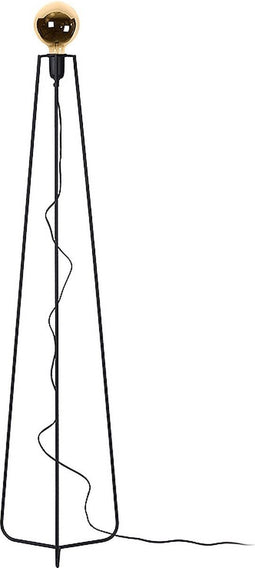 Atmooz - Vloerlamp Clarisse - Staande Lamp - Stalamp - Woonkamer - Zwart - Hoogte 141cm - Metaal