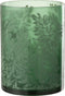 J-Line windlicht Bloemen - glas - groen - extra large