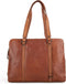 Leren Laptop Schoudertas - Kansas - Brandy Cognac