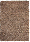 MUT - Shaggy vloerkleed - Beige - 140 x 200 cm - Leer