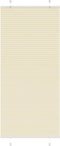 vidaXL - Plissé - rolgordijn - 95x200 - cm - stofbreedte - 94,4 - cm - polyester - crème
