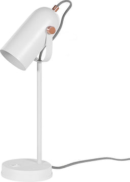 TYRIA - Bureaulamp - Wit - Metaal