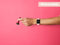 Apple Watch Series 5 (44mm) - Smartwatch - Always-on display Kompas - Goud (Roze)