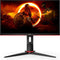 AOC Q24G2A/BK - Gaming Monitor - 165Hz 1ms MPRT QHD 2560x1440 - Rood Zwart