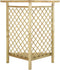 vidaXL - Hoekpergola - met - bank - 166x81x174 - cm - geïmpregneerd - grenenhout