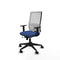 Piqueras y Crespo 1D066N0 - Bureaustoel - Verstelbare hoogte met armleuning en lumbaalsteun - Marineblauw