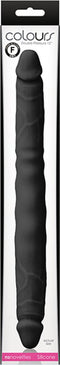 NS Novelties Dildo Love Toy COLOURS DOUBLE PLEASURES Zwart