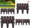 vidaXL Gazonranden - 36 st - 10 m - PP - bruin (36 st)
