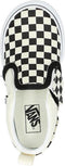VANS TD Asher V - Lage sneakers - Klittenbandsluiting - (CHECKERS) BLACK/NATURAL - Maat 22