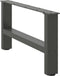 vidaXL - Salontafelpoten - 2 - st - 70x(30-31) - cm - staal - antracietkleurig
