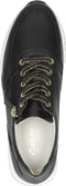 Gabor 86.448 - Lage Sneakers - Rits en vetersluiting - Zwart (40.5)