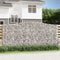 vidaXL - Schanskorven - 4 - st - gewelfd - 400x50x180/200 - cm - ijzer