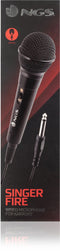 NGS Singer Fire - Dynamische microfoon - 3 meter kabel - 6,3 mm jack