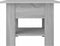 vidaXL - Salontafel - 55x55x42 - cm - bewerkt - hout - grijs - sonoma - eikenkleurig