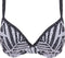 Freya Gemini Palm - Moulded Plunge Bikini Top - Voorgevormd - Monochrome - Maat 75D