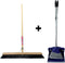 Synx Tools bezem Binnenbezem paardenhaar 60 cm - Stoffer en Blik met lange steel 95 cm- Bezemset - Cocosharen - Zaalveger - Kunststof - Hotel Stoffer Blik set - Stoffer en blik sluitend model - Schoonmaakartikelen