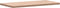 vidaXL - Tafelblad - rechthoekig - 80x40x2,5 - cm - massief - beukenhout