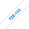 TZ-133 12mm - blue on transparant - laminated (8m)